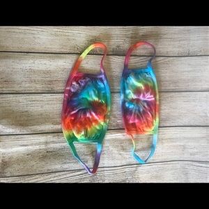 Tie dye face mask